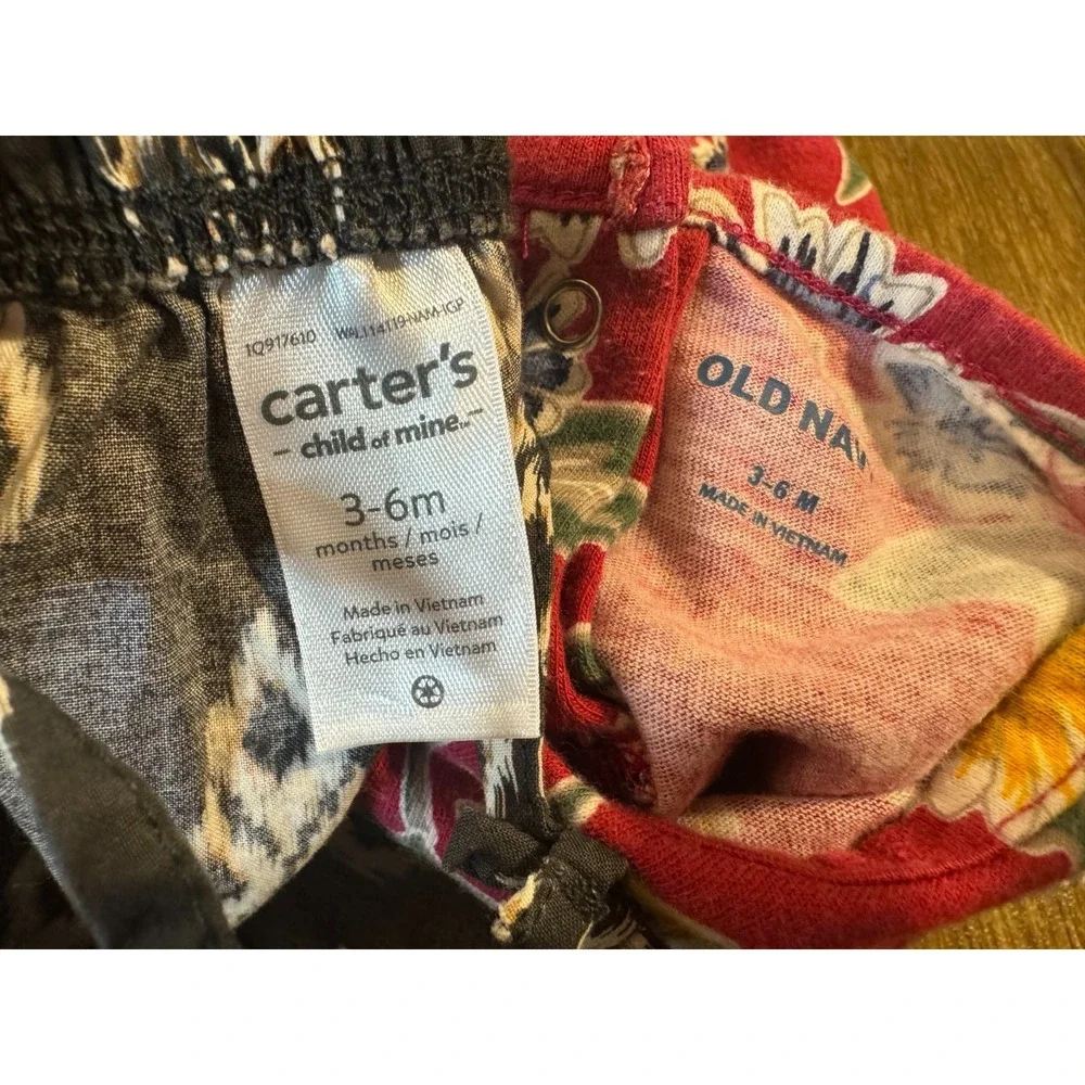 Baby Girl Summer Outfits 3/6 Months Clothes Lot‎ One Piece Rompers Shorts Bundle